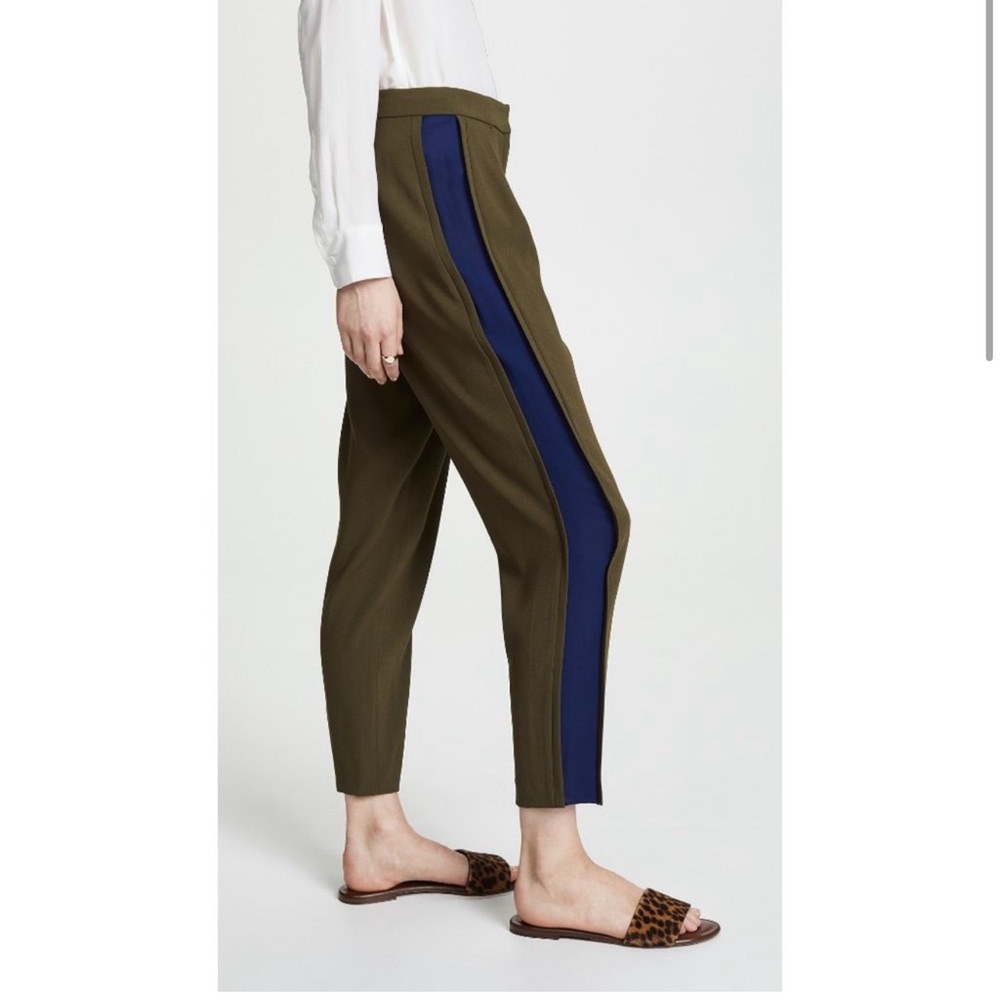 Ramy Brook Tuxedo Carey Pant 100% Silk Size 4 - Picture 2 of 7
